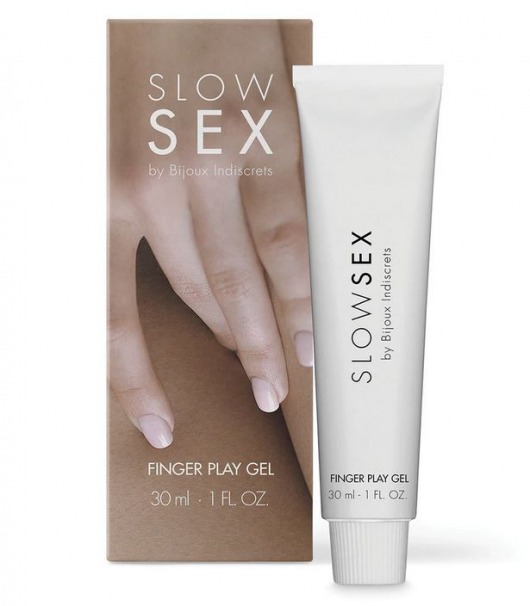 Гель для мастурбации с ароматом кокоса Slow Sex Finger Play Gel - 30 мл. - Bijoux Indiscrets - купить с доставкой в Балаково