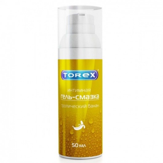Гель-смазка на водной основе Torex  Тропический банан  - 50 мл. - Torex - купить с доставкой в Балаково