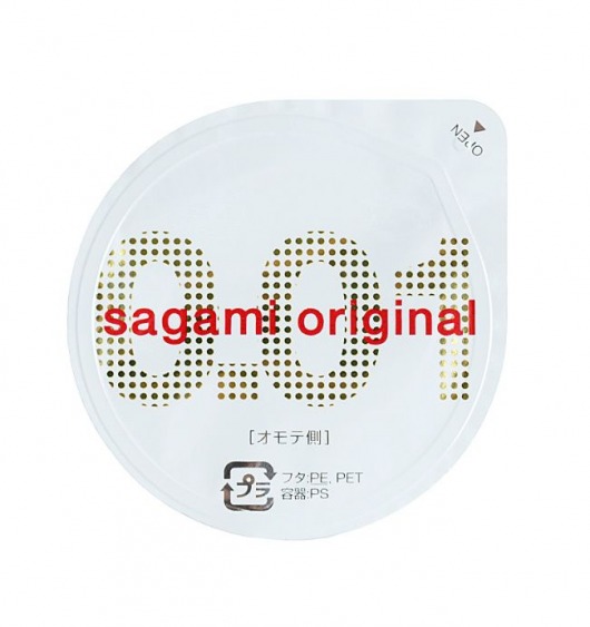 Супертонкий презерватив Sagami Original 0.01 - 1 шт. - Sagami - купить с доставкой в Балаково