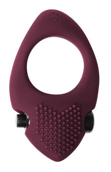 Бордовое эрекционное виброкольцо Pure Passion Sunset - Lola Games - в Балаково купить с доставкой