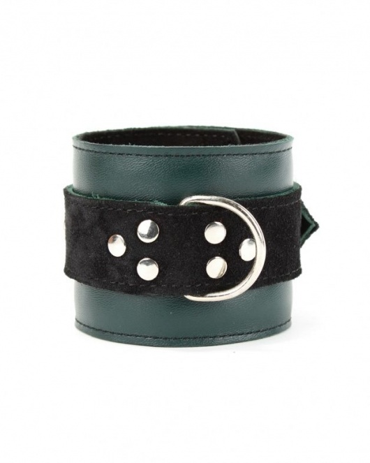 Изумрудные наручники Ladys Arsenal на карабинах - БДСМ Арсенал - купить с доставкой в Балаково