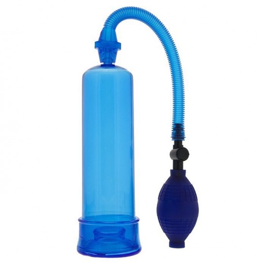 Синяя вакуумная помпа MENZSTUFF PENIS ENLARGER - Dream Toys - в Балаково купить с доставкой