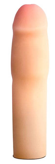 Телесная насадка-удлинитель на пенис PERFORMANCE 1.5INCH COCK XTENDER - 16 см. - Blush Novelties - в Балаково купить с доставкой
