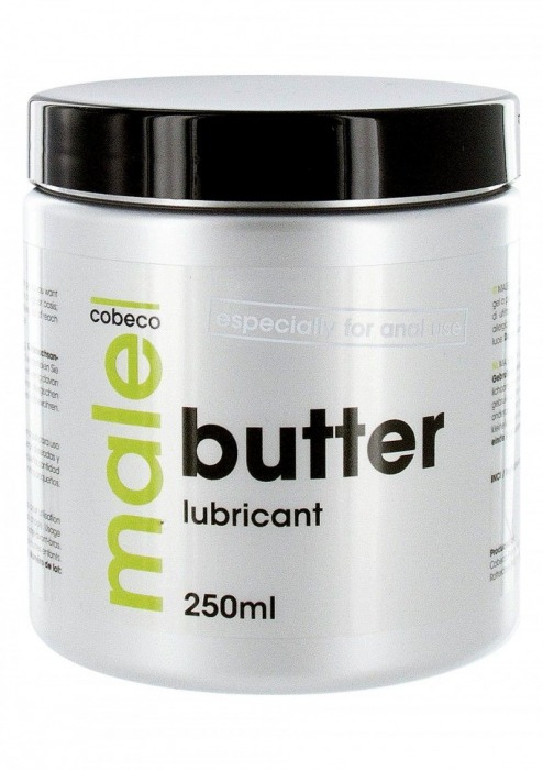 Анальный лубрикант MALE Cobeco Butter Lubricant - 250 мл. - Cobeco - купить с доставкой в Балаково