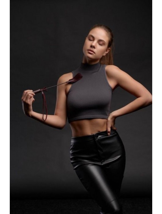 Бордовый стек Ladys Arsenal - 24 см. - БДСМ Арсенал - купить с доставкой в Балаково