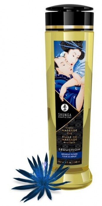 Массажное масло с ароматом ночных цветов Seduction - 240 мл. - Shunga - купить с доставкой в Балаково