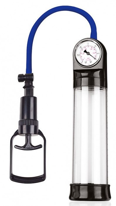 Прозрачная вакуумная помпа Sex Expert с манометром - Sex Expert - в Балаково купить с доставкой