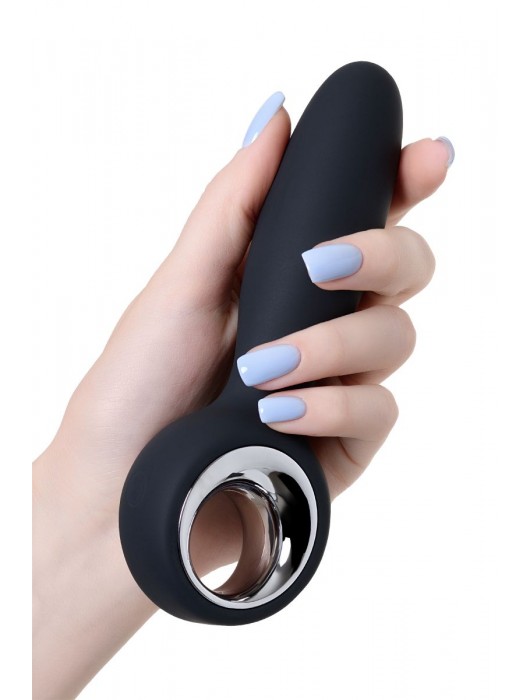 Черный анальный стимулятор Sagitta - 15 см. - POPO Pleasure