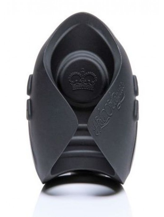 Темно-серый инновационный мужской осциллятор PULSE SOLO LUX с пультом ДУ - Hot Octopuss - в Балаково купить с доставкой