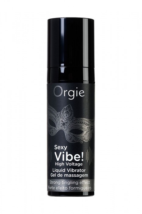 Гель для массажа ORGIE Sexy Vibe High Voltage с эффектом вибрации - 15 мл. - ORGIE - купить с доставкой в Балаково