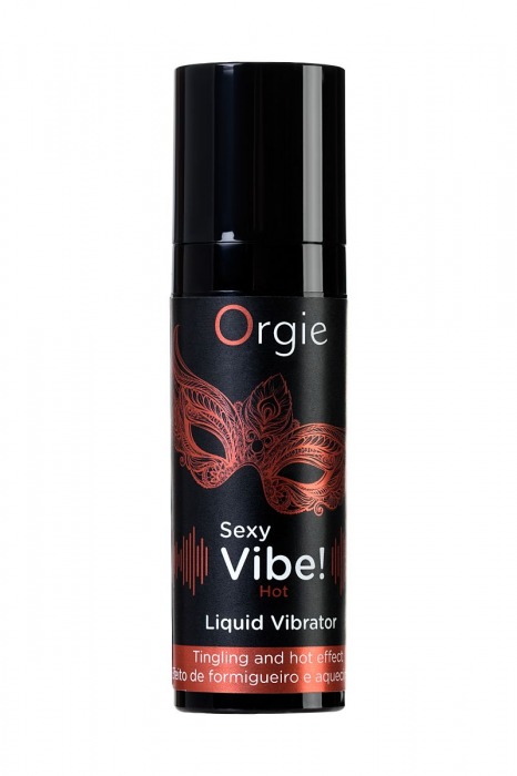 Разогревающий гель для массажа ORGIE Sexy Vibe Hot с эффектом вибрации - 15 мл. - ORGIE - купить с доставкой в Балаково