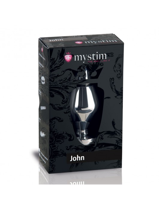 Анальная втулка для электростимуляции John - 10,5 см. - MyStim - купить с доставкой в Балаково