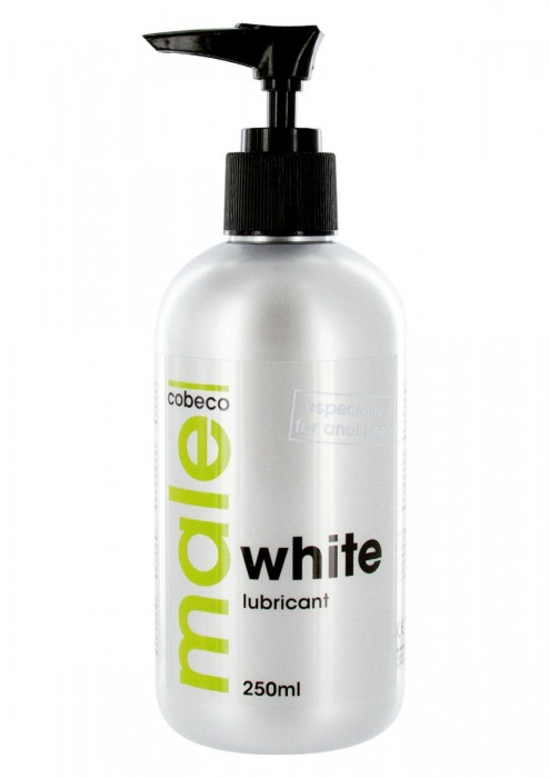 Анальная смазка на водной основе MALE Cobeco White Lubricant - 250 мл. - Cobeco - купить с доставкой в Балаково