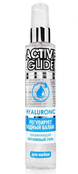 Увлажняющий интимный гель Active Glide Hyaluronic - 100 гр. - Биоритм - купить с доставкой в Балаково