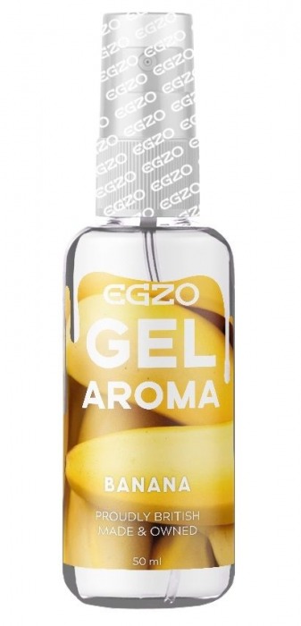 Интимный лубрикант EGZO AROMA с ароматом банана - 50 мл. - EGZO - купить с доставкой в Балаково