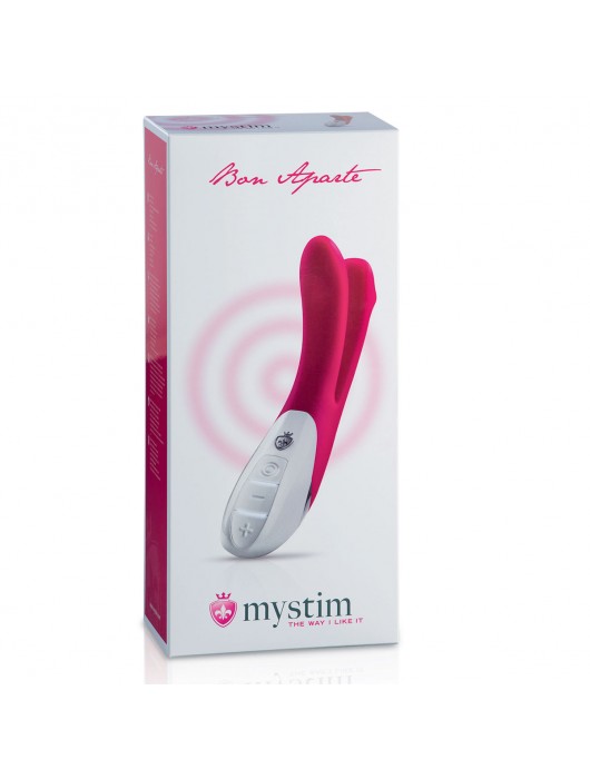 Ярко-розовый вибратор Mystim Bon Aparte - 25 см. - MyStim