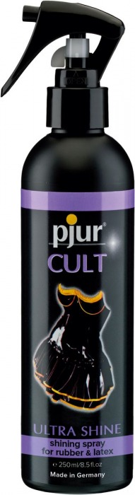 Спрей для ухода за одеждой из латекса pjur CULT Ultra Shine - 250 мл. - Pjur - купить с доставкой в Балаково