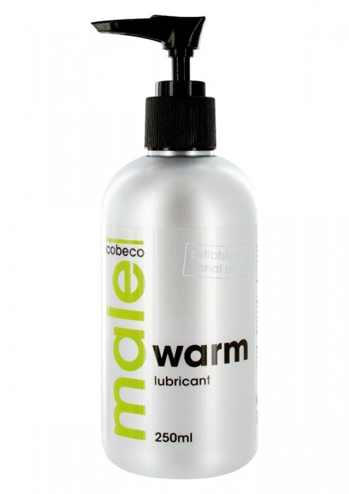 Лубрикант с согревающим эффектом MALE Cobeco Warm Lubricant - 250 мл. - Cobeco - купить с доставкой в Балаково