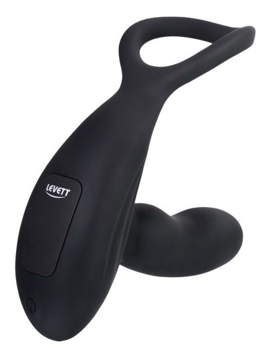 Черный стимулятор простаты Maud с вибрацией - Levett - в Балаково купить с доставкой
