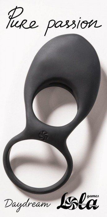Черное эрекционное виброкольцо Daydream - Lola Games - в Балаково купить с доставкой