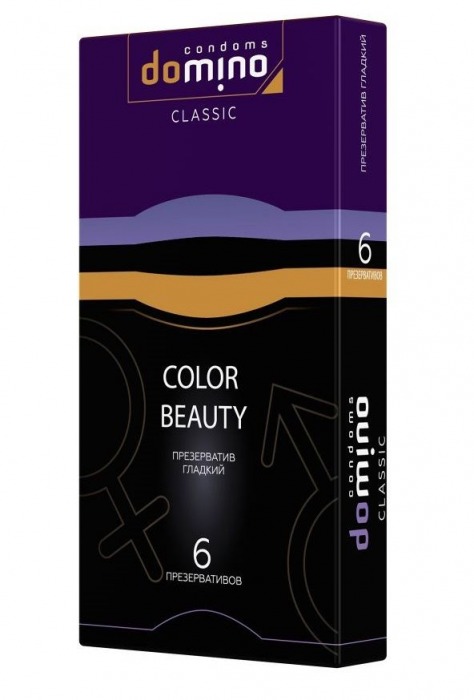 Разноцветные презервативы DOMINO Colour Beauty - 6 шт. - Domino - купить с доставкой в Балаково