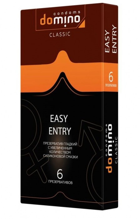 Презервативы с увеличенным количеством смазки DOMINO Easy Entry - 6 шт. - Domino - купить с доставкой в Балаково