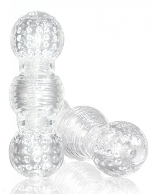 Прозрачный фигурный мастурбатор Master Stroker - Blush Novelties - в Балаково купить с доставкой