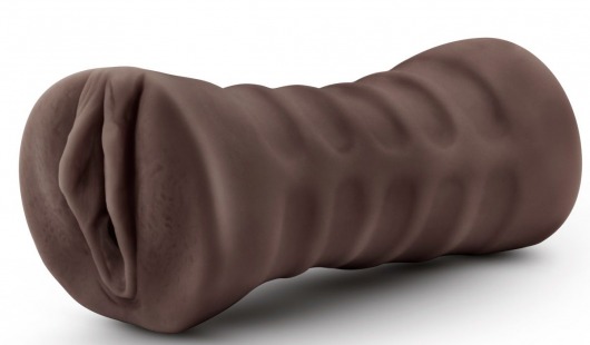 Коричневый мастурбатор-вагина Hot Chocolate Brianna - Blush Novelties - в Балаково купить с доставкой