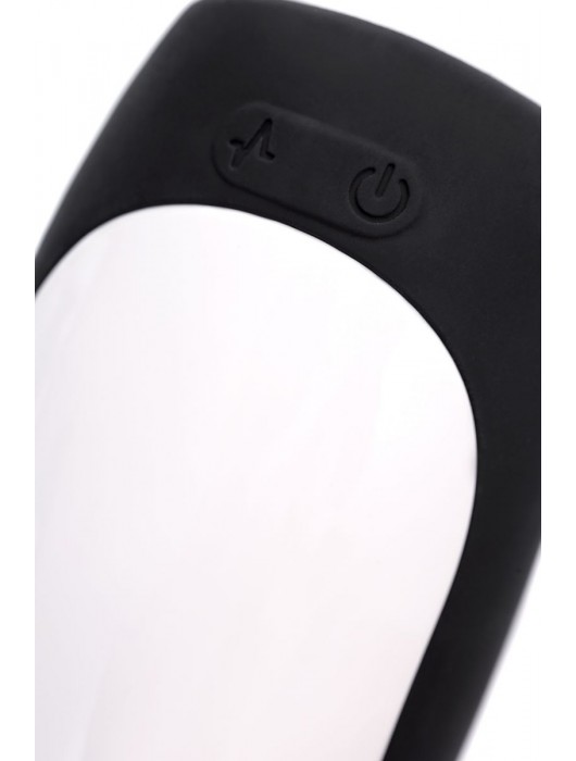 Черно-белый перезаряжаемый мастурбатор Erotist Hailstorm - Erotist Adult Toys - в Балаково купить с доставкой