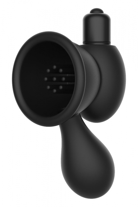 Черные вибронакладки для сосков VIBRATING NIPPLE TEASERS - Dream Toys