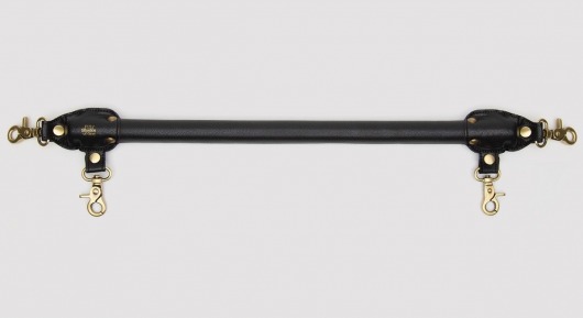 Черная распорка для ног Bound to You Faux Leather Spreader Bar - 50,8 см. - Fifty Shades of Grey - купить с доставкой в Балаково