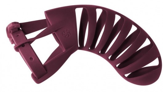 Мужской пояс верности бордового цвета Romello - Lola Games - купить с доставкой в Балаково