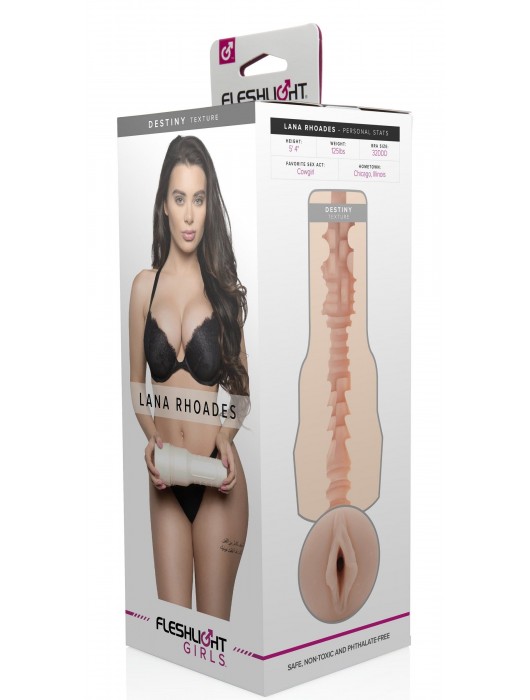 Мастурбатор-вагина Fleshlight Girls - Lana Rhoades Destiny - Fleshlight - в Балаково купить с доставкой