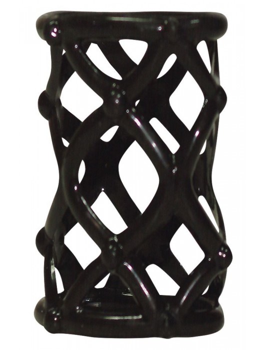 Чёрная насадка-сетка на пенис Orgasmus Wunder - Orion - в Балаково купить с доставкой