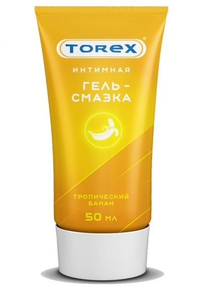 Смазка на водной основе TOREX  Тропический банан  - 50 мл. - Torex - купить с доставкой в Балаково