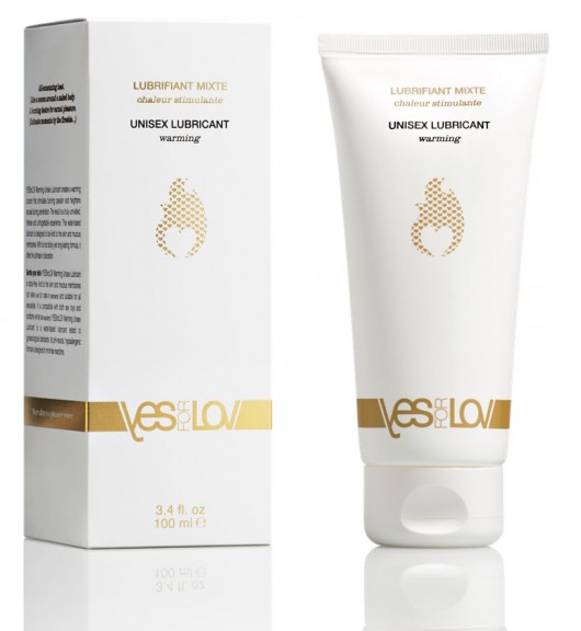 Лубрикант на водной основе с согревающим эффектом Warming Unisex Lubricant - 100 мл. - YESforLOV - купить с доставкой в Балаково