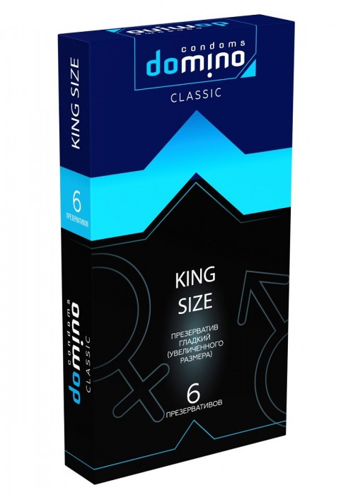 Презервативы увеличенного размера DOMINO Classic King size - 6 шт. - Domino - купить с доставкой в Балаково