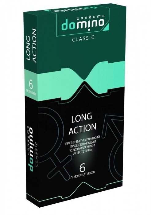 Презервативы с пролонгирующим эффектом DOMINO Classic Long action - 6 шт. - Domino - купить с доставкой в Балаково