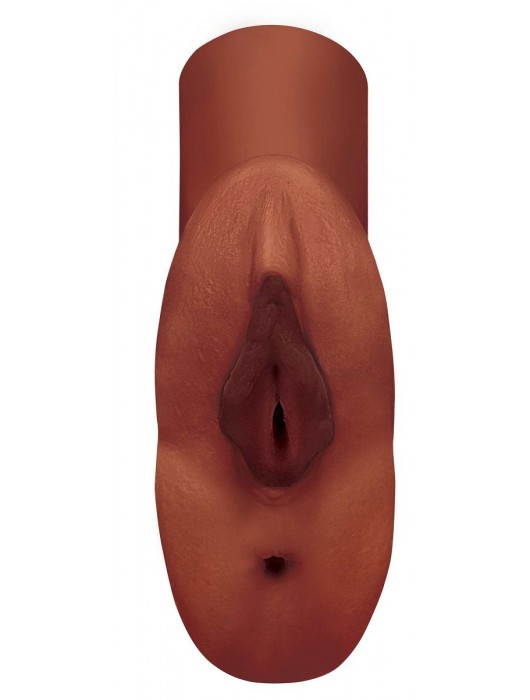 Коричневый мастурбатор Perfect Pussy Double Stroker - Pipedream - в Балаково купить с доставкой