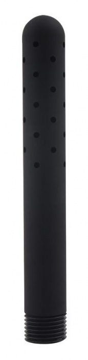 Черная насадка для анального душа ANAL DOUCHE - 15 см. - Dream Toys - купить с доставкой в Балаково