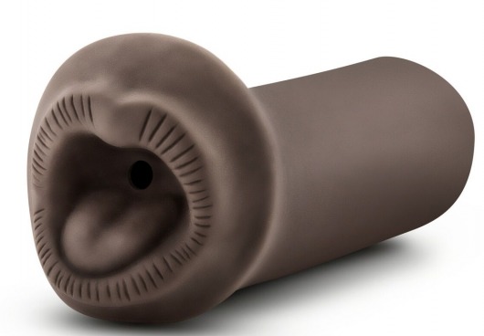 Коричневый мастурбатор-ротик Naughty Nicole - Blush Novelties - в Балаково купить с доставкой