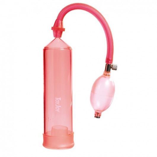 Красная вакуумная помпа Power Pump Red - Toy Joy - в Балаково купить с доставкой