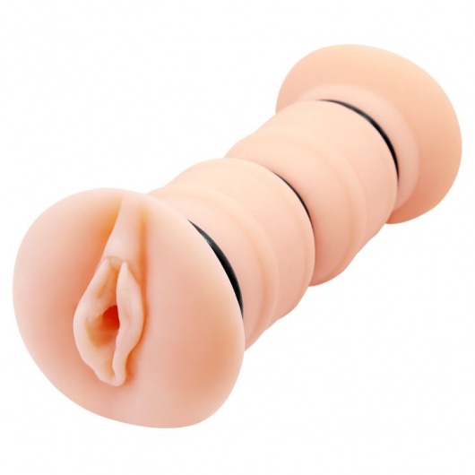 Телесный вибромастурбатор-вагина Michelle - Baile - в Балаково купить с доставкой