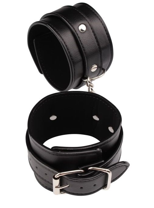 Черные оковы Classic Ankle Cuffs - Chisa - купить с доставкой в Балаково