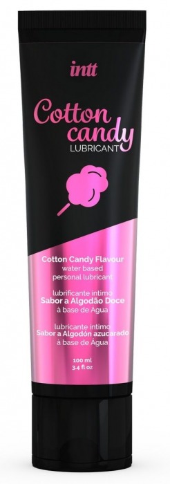 Интимный гель на водной основе Cotton Candy Lubricant - 100 мл. - INTT - купить с доставкой в Балаково