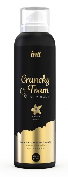 Пенка для массажа Crunchy Foam Stimulant Vanilla - 100 мл. - INTT - купить с доставкой в Балаково