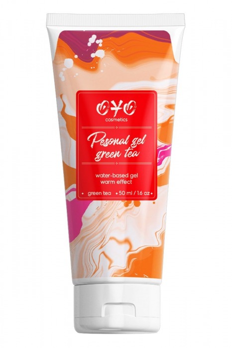 Интимная смазка на водной основе с согревающим эффектом OYO Personal Gel Green Tea - 50 мл. - OYO - купить с доставкой в Балаково