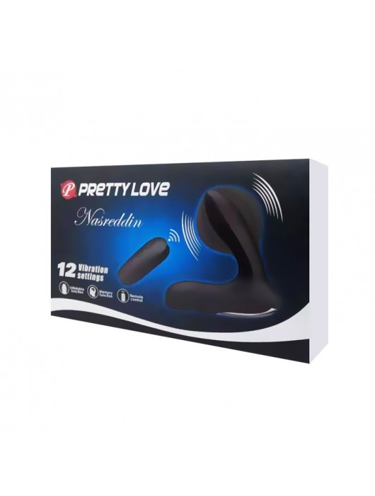 Массажер простаты Nasreddin с функцией расширения и пультом ДУ - 13,5 см. - Baile - в Балаково купить с доставкой