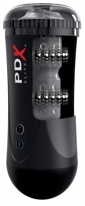 Черный автоматический мастурбатор-ротик Moto Stroker - Pipedream - в Балаково купить с доставкой