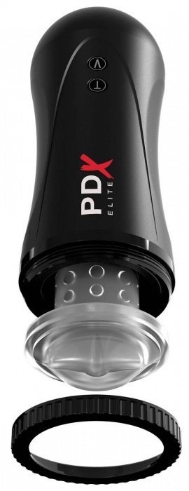 Черный автоматический мастурбатор-ротик Moto Stroker - Pipedream - в Балаково купить с доставкой